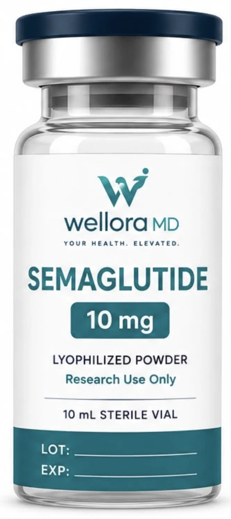 Supplied WellOraMD semaglutide vial reference